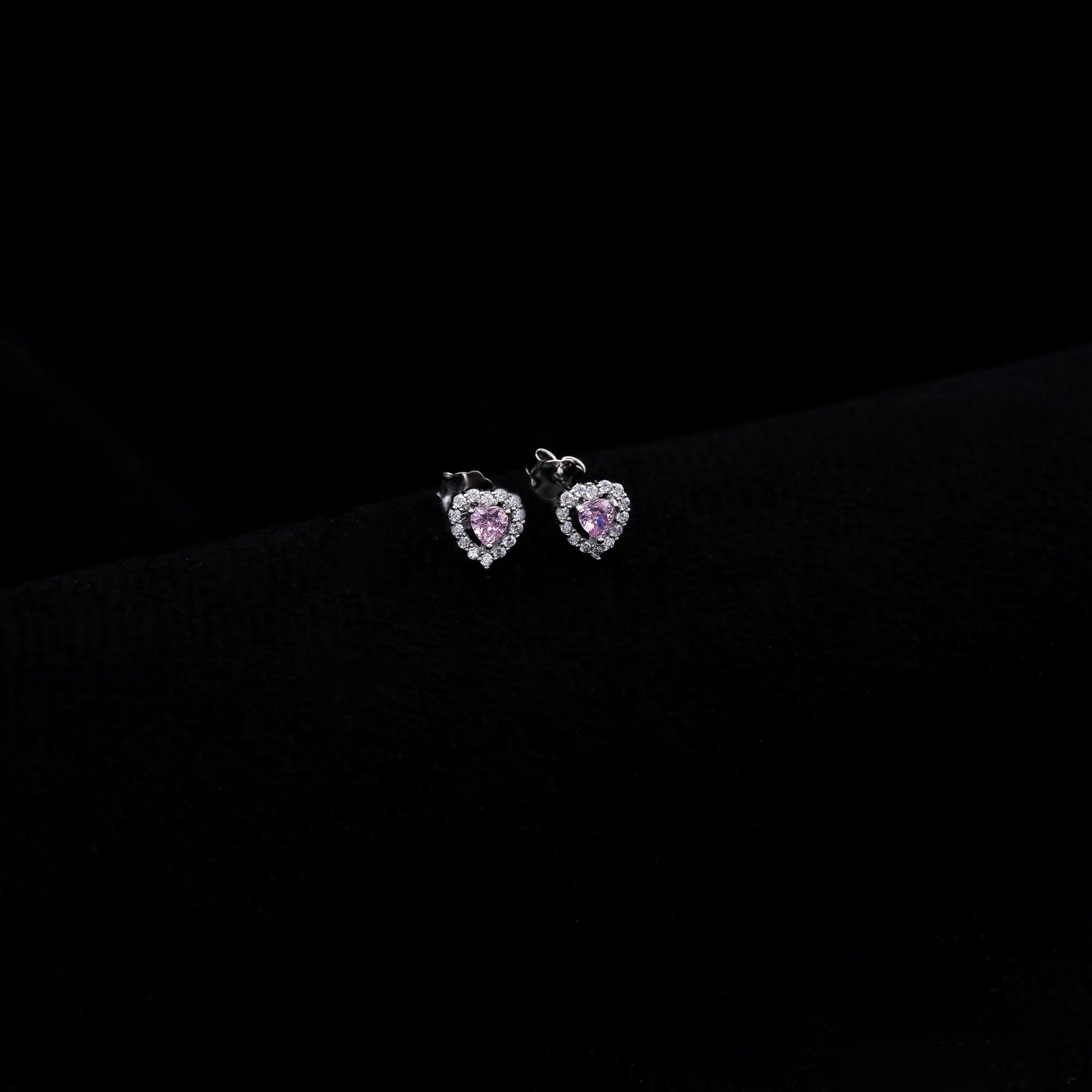 Arete Heart 6mm Rosado