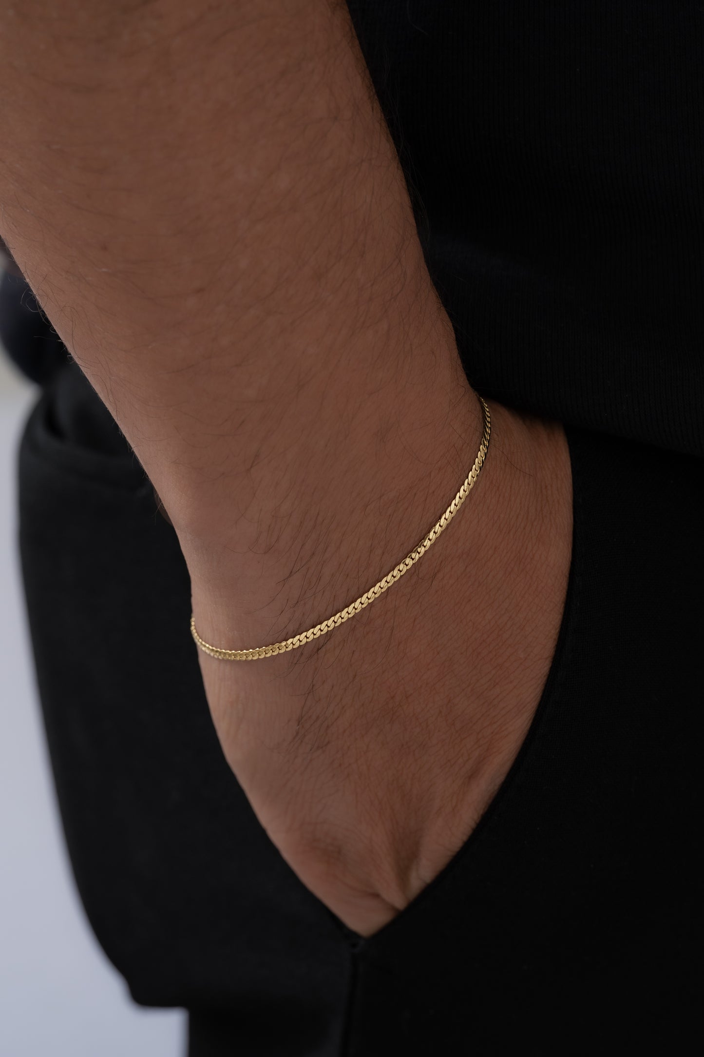 Pulsera Serpiente Plana Finita 20cms