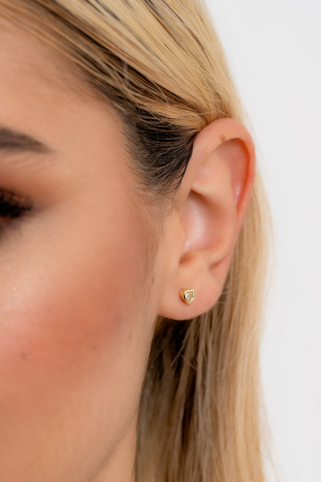 Arete Corazón Mini Circonia 2