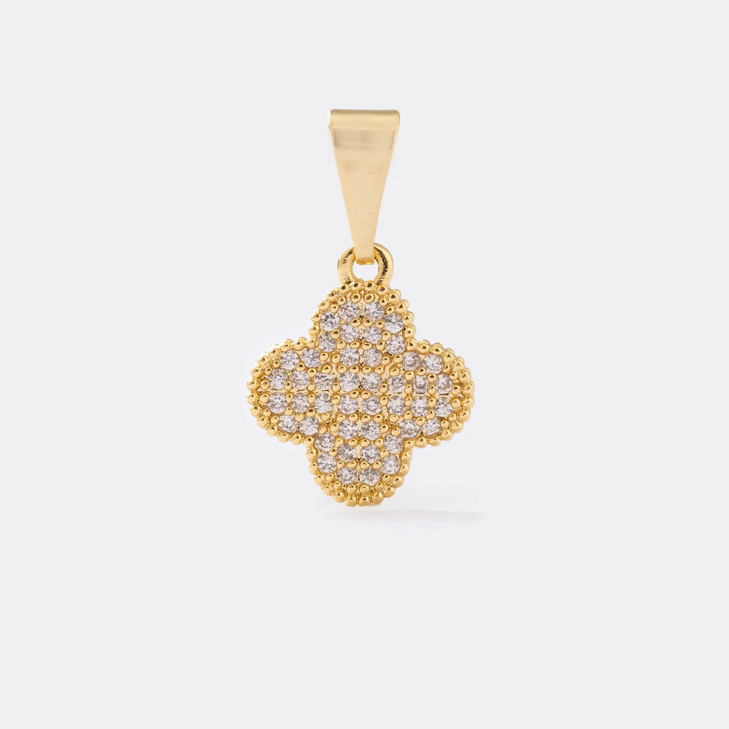 Dije Clover Circonias 1cm