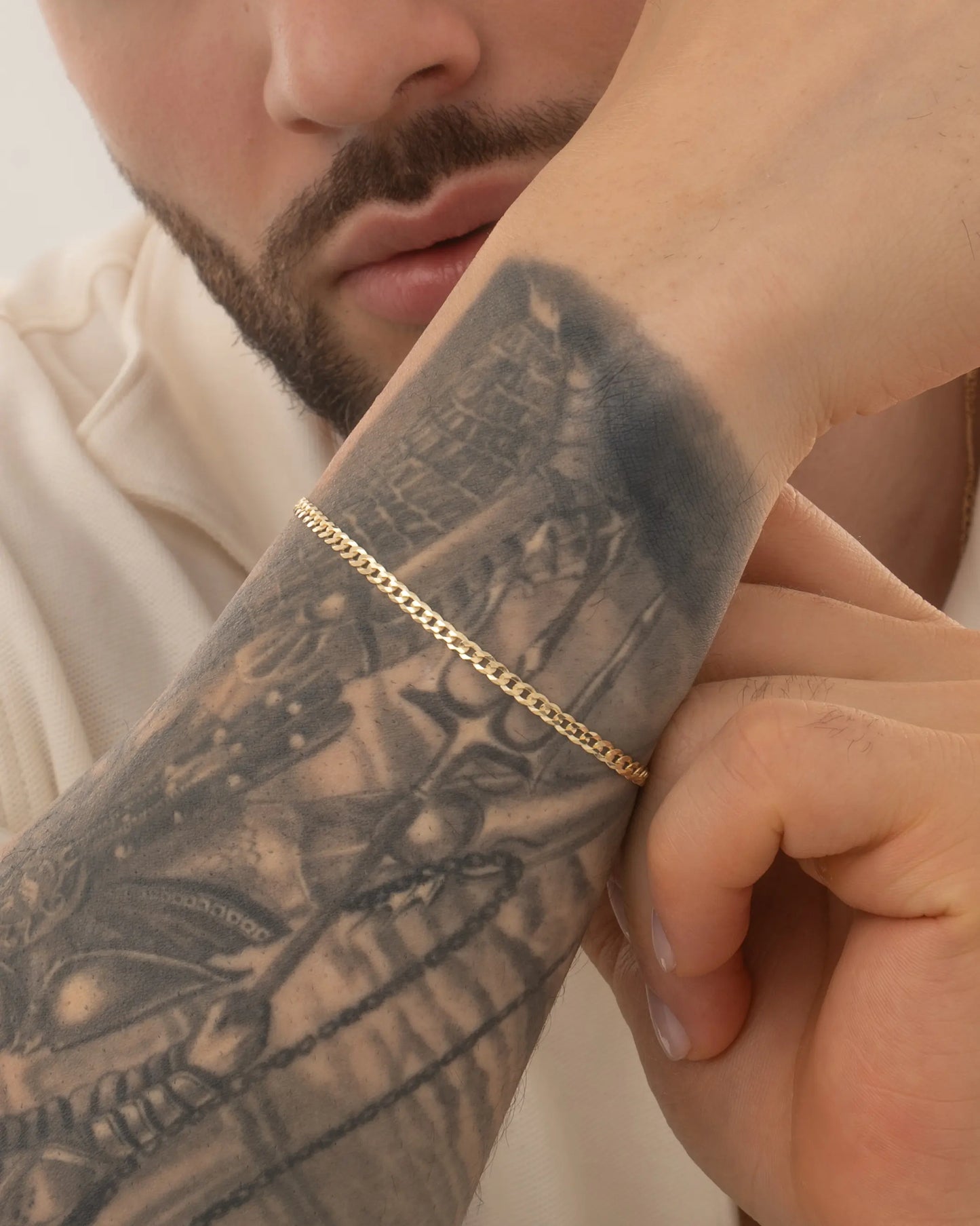 Pulsera Cubana IT 3mm 19.5cms (Hombre)