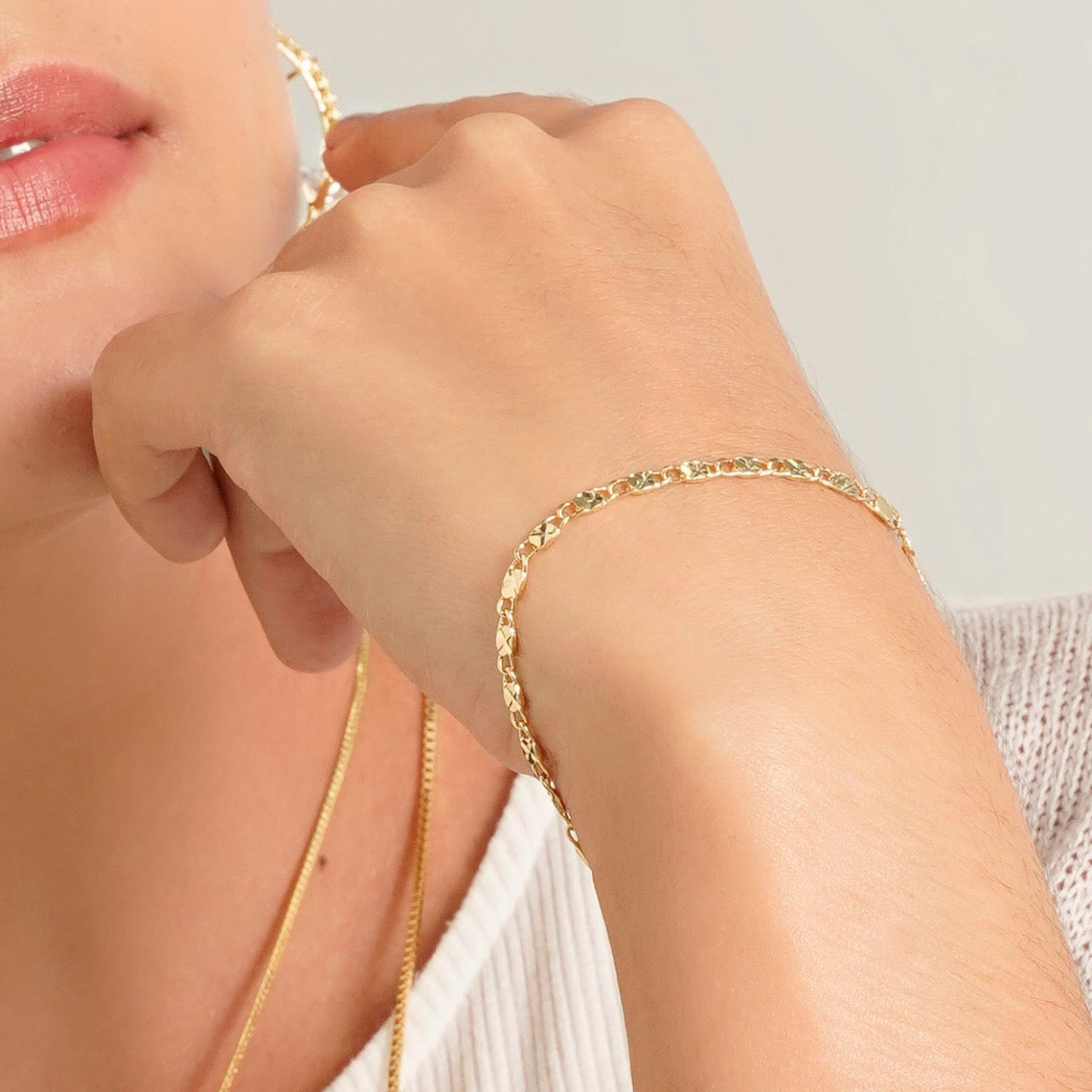 Pulsera Destellos 2.5mm 16cms + Extensor