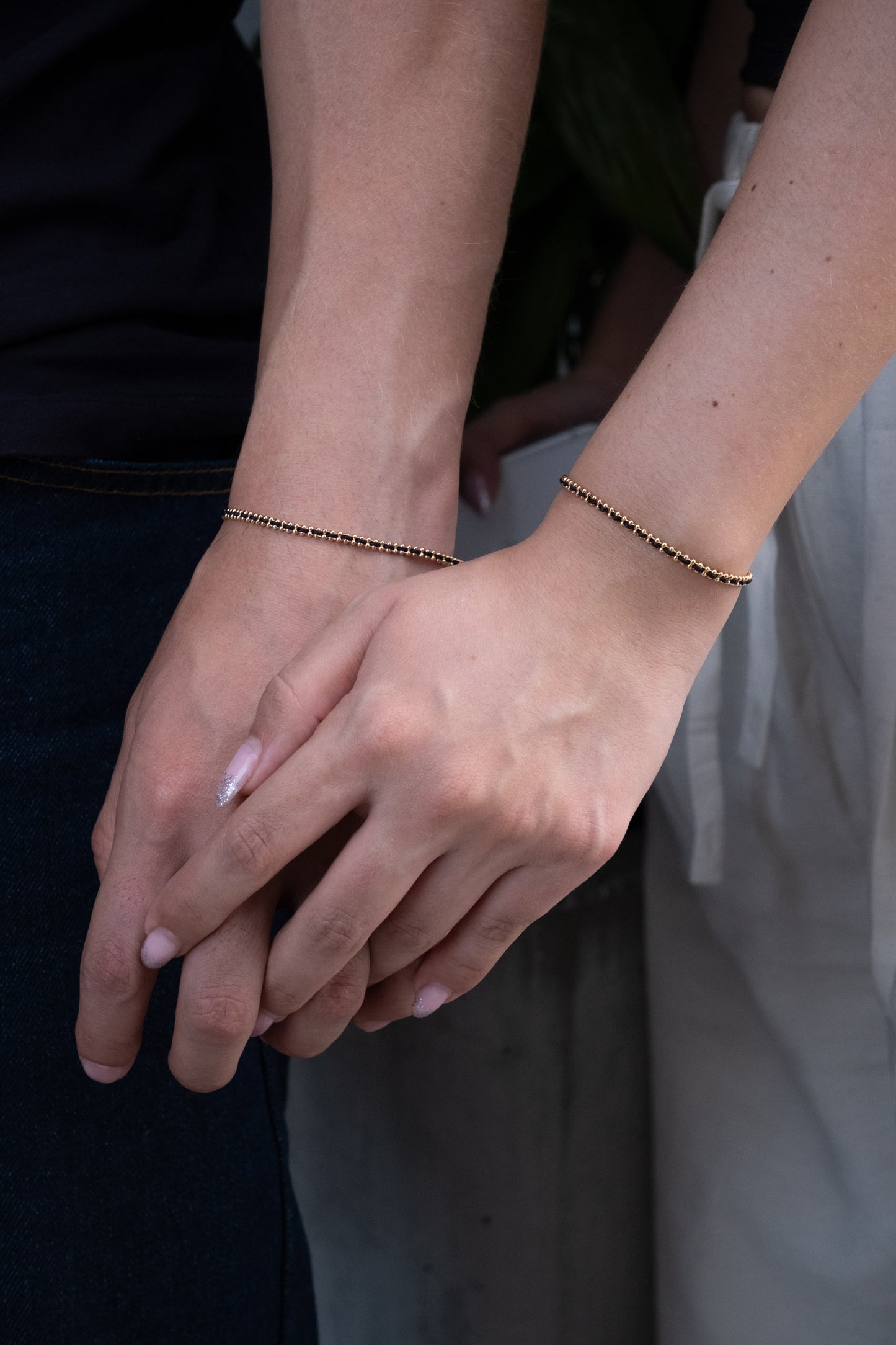 Pulsera Hilo Laminado - Parejas