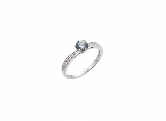 Anillo Lumiere Boreal Pave Ajustable