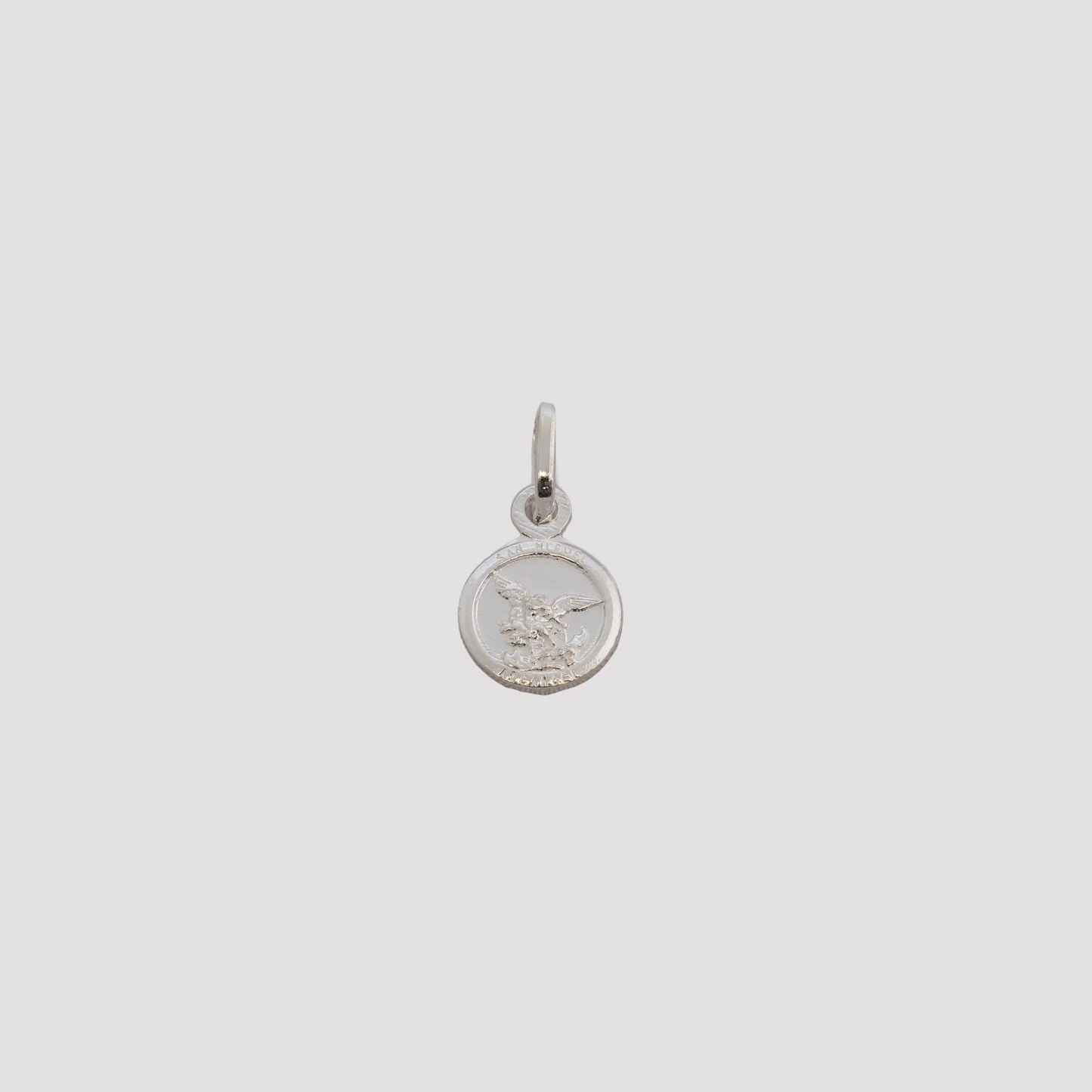 Dije Mini San Miguel Arcangel Redondo 0.7cms