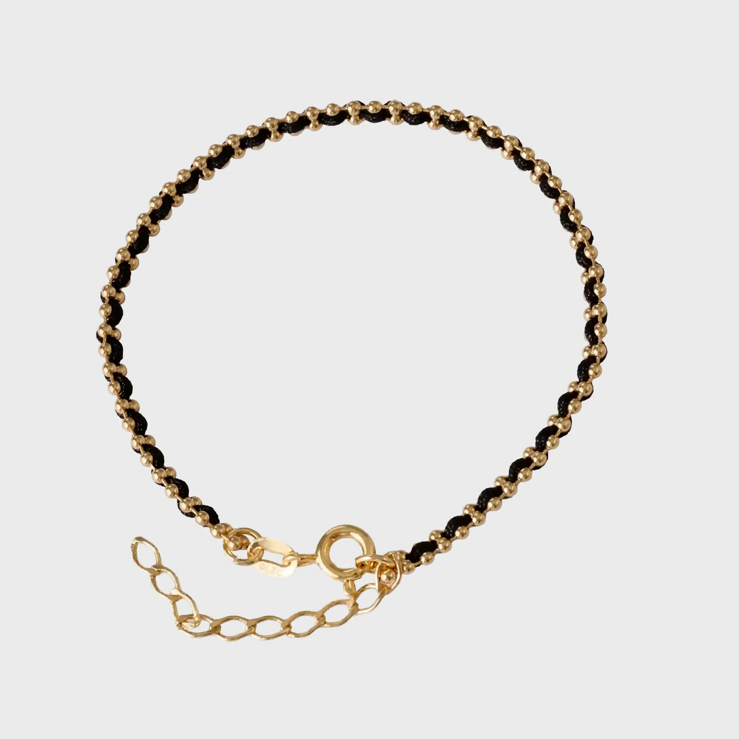 Pulsera Hilo Laminado 15cms + Extensor