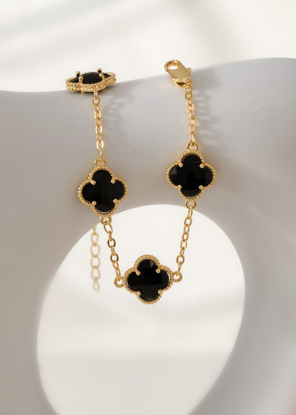 Pulsera Clover Black + Extensor