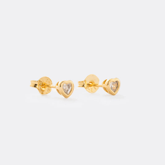 Arete Corazón Mini Circonia 2