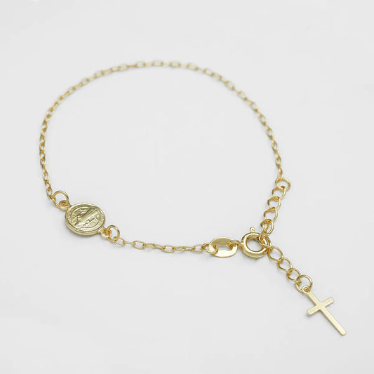 Pulsera San Benito 16.5cms Extensor