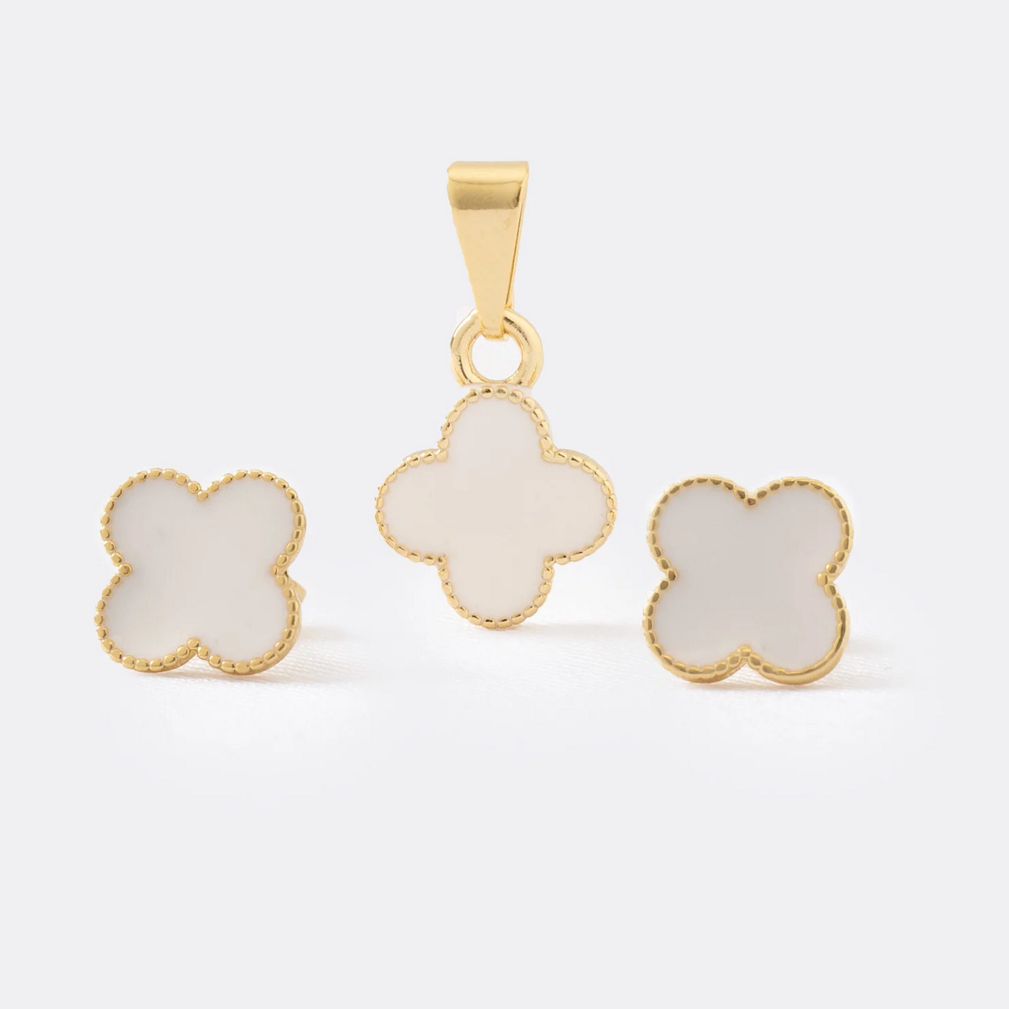 Conjunto Trébol Blanco