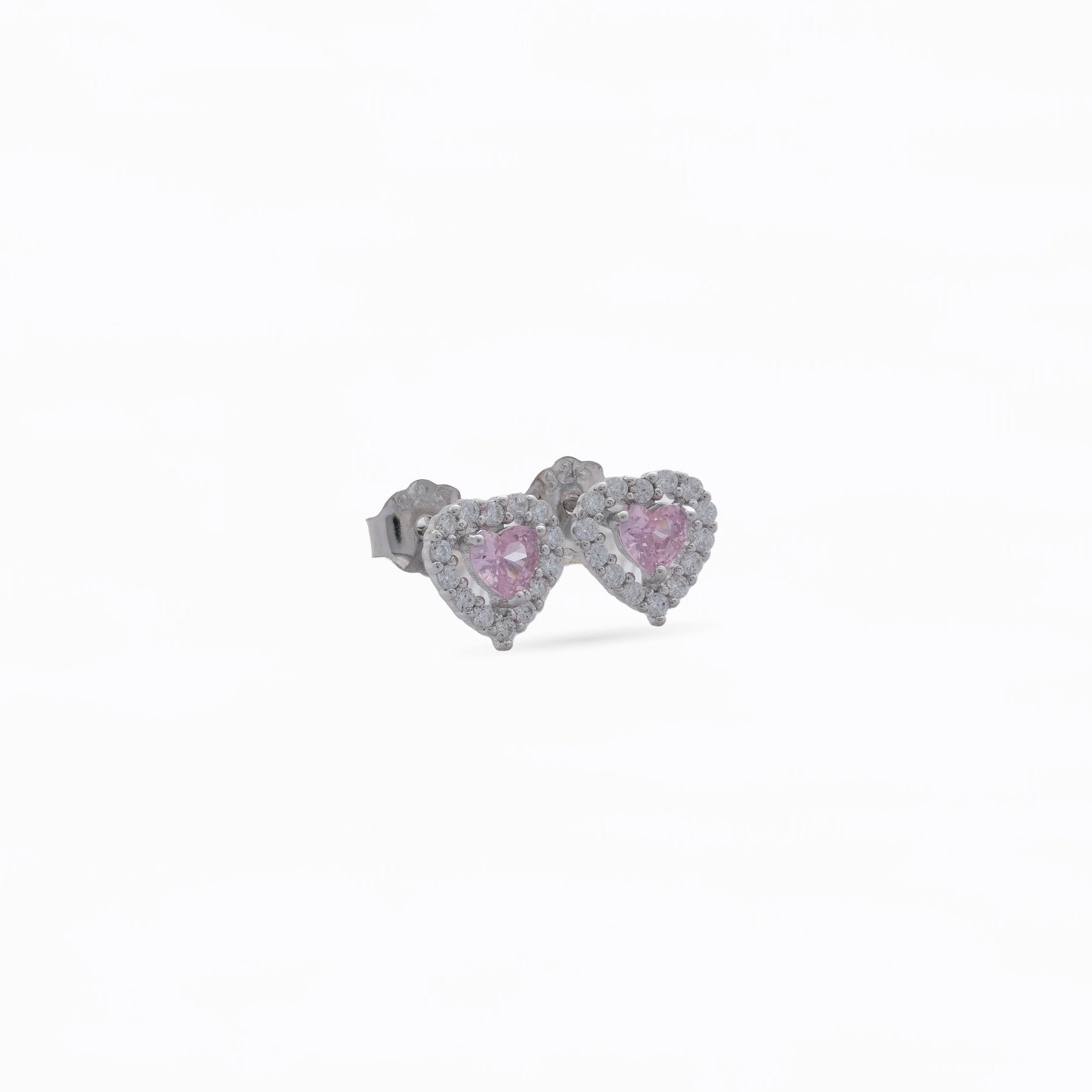 Arete Heart 6mm Rosado