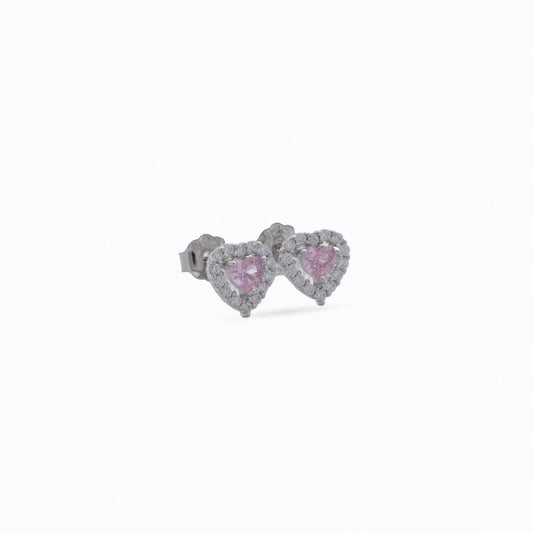 Arete Heart 6mm Rosado