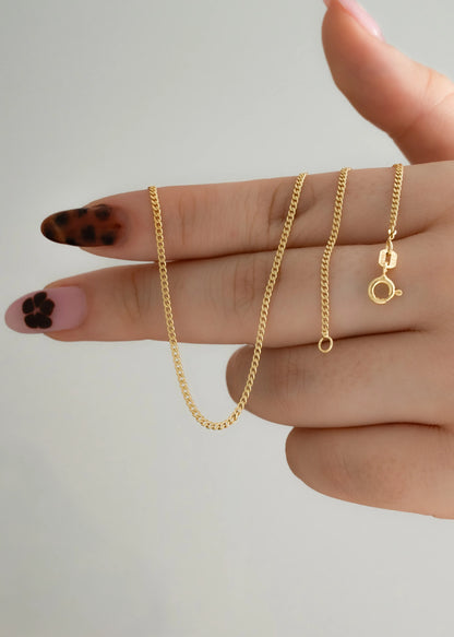 Cadena Cubanita 1.5mm 45cms