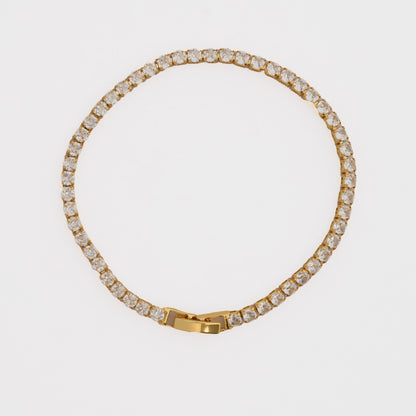 Pulsera Circonias Cristal 20cms