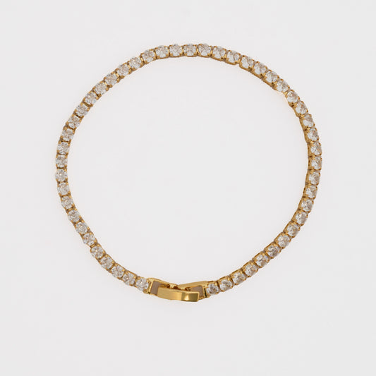 Pulsera Circonias Cristal 20cms