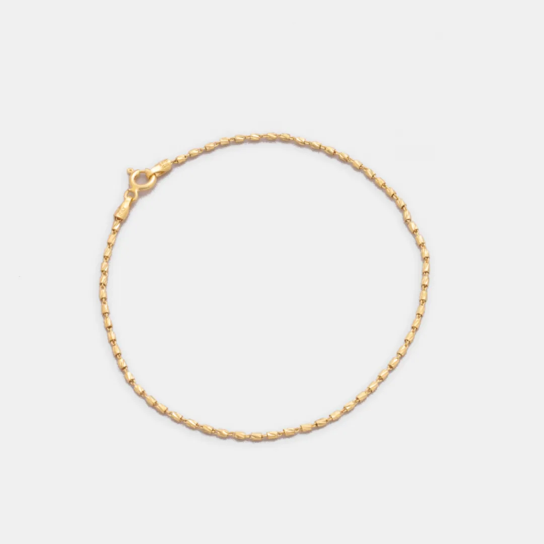 Pulsera Tube Gold IT 19.5cms