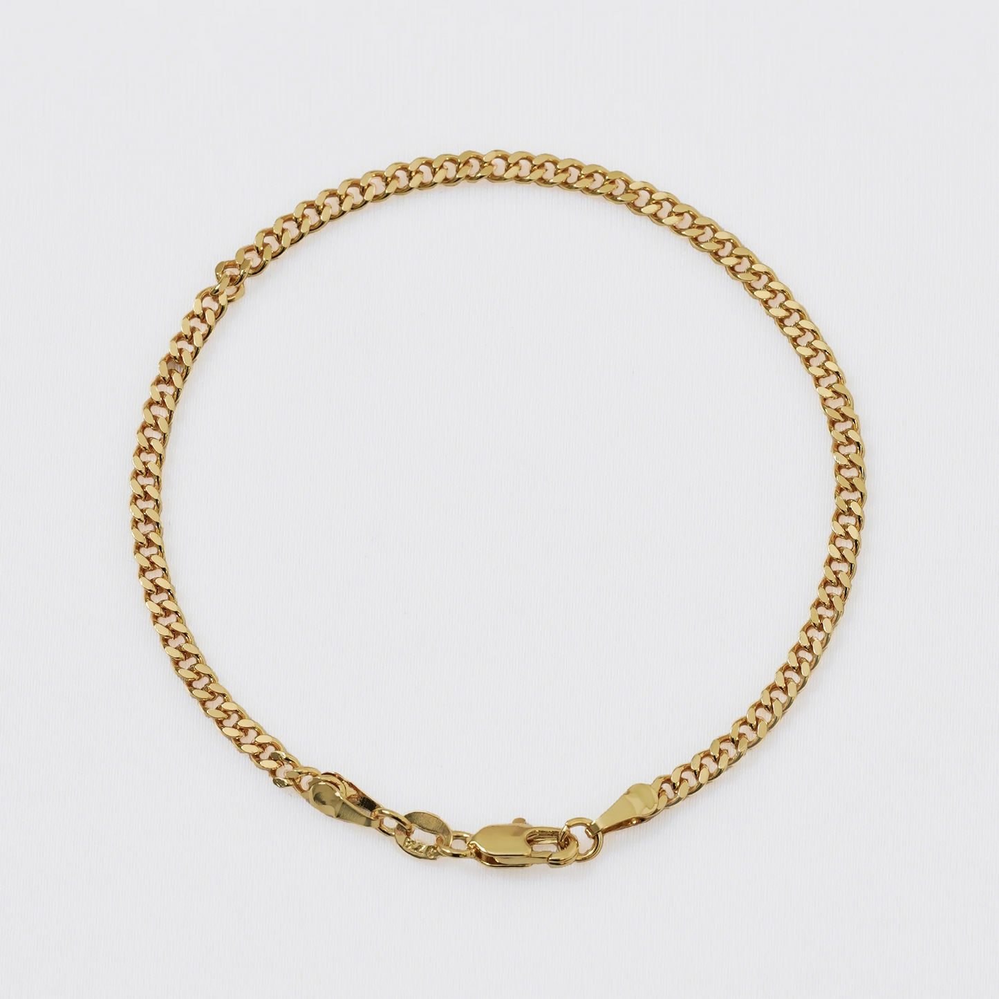 Pulsera Cubana Plana 20cms