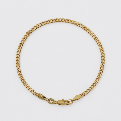 Pulsera Cubana Plana 20cms