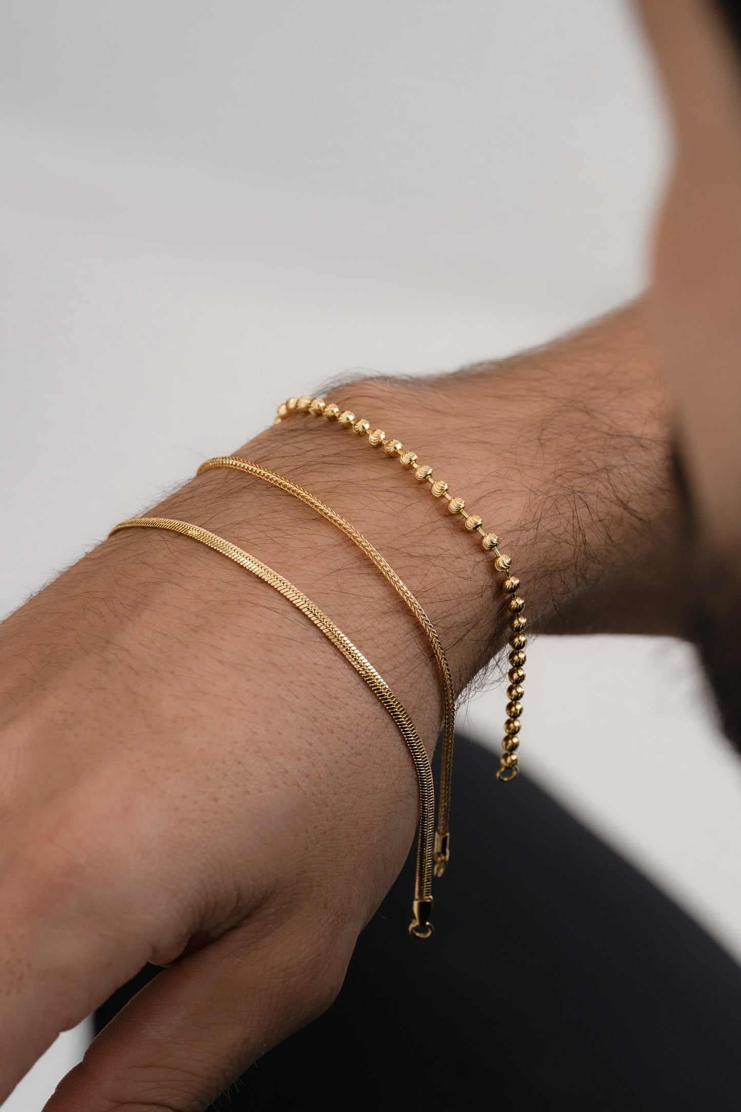 Pulsera Franco Cuadrada 20cms