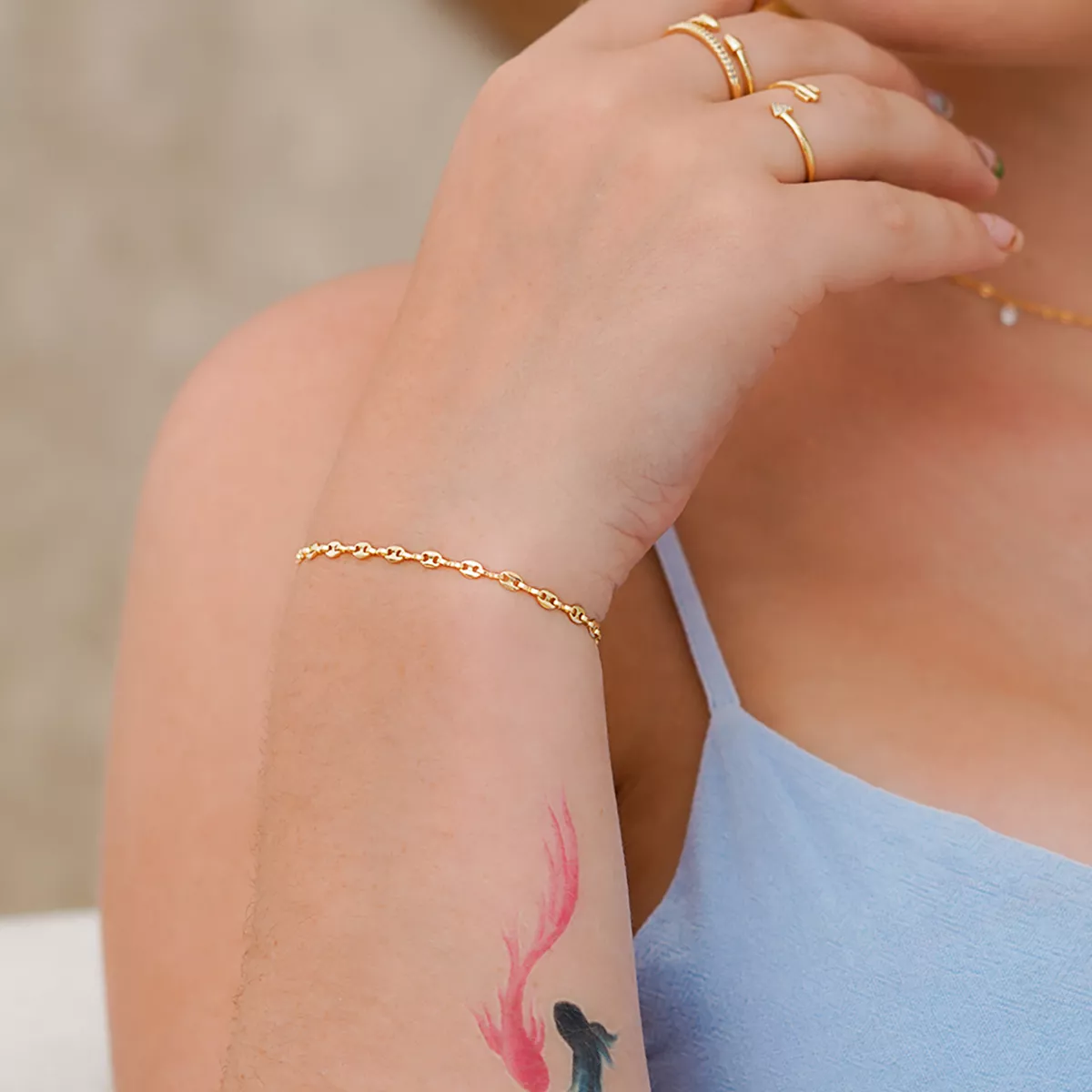 Pulsera Gucci Delgada 20cms