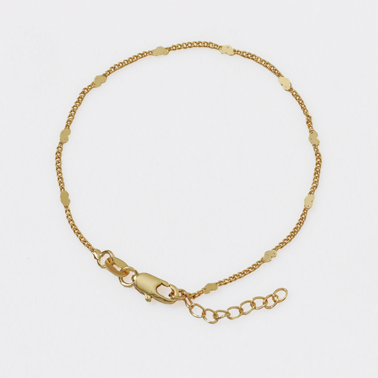 Pulsera Cubana In Love 16cms + Extensor