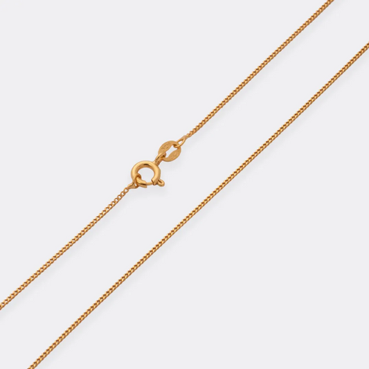 Cadena Cubanita 1mm 65cms