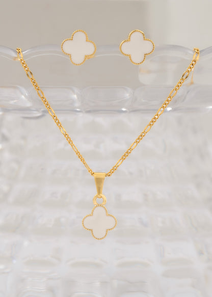 Conjunto Trébol Blanco