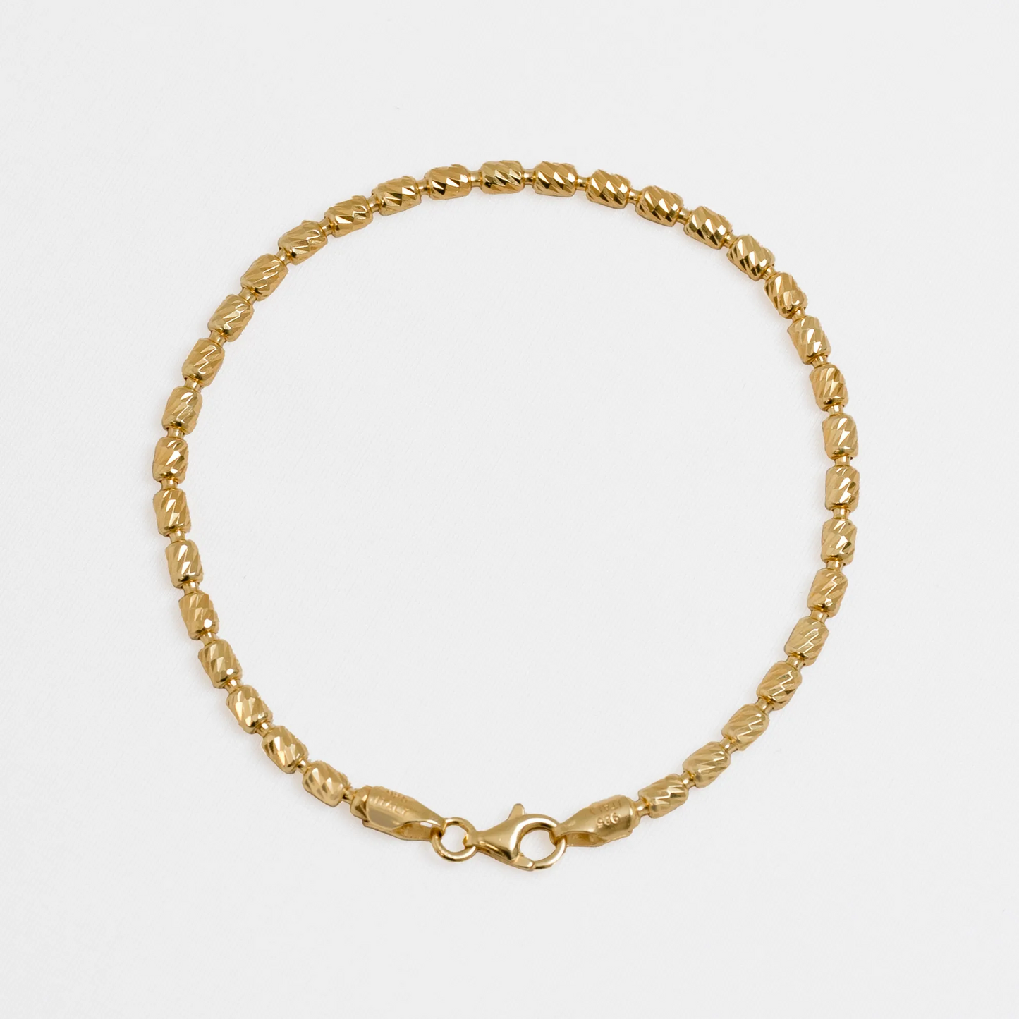 Pulsera Barril italy 3mm 19.5cms (Hombre)