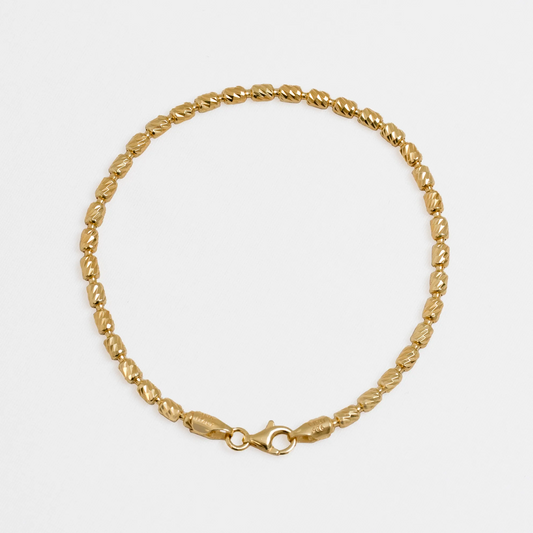 Pulsera Barril italy 3mm 19.5cms