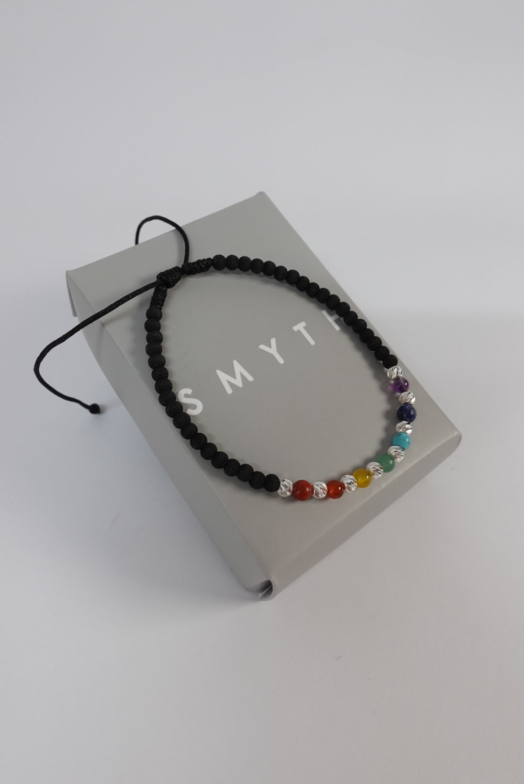 Tobillera Plata 4 - 7 Chakras