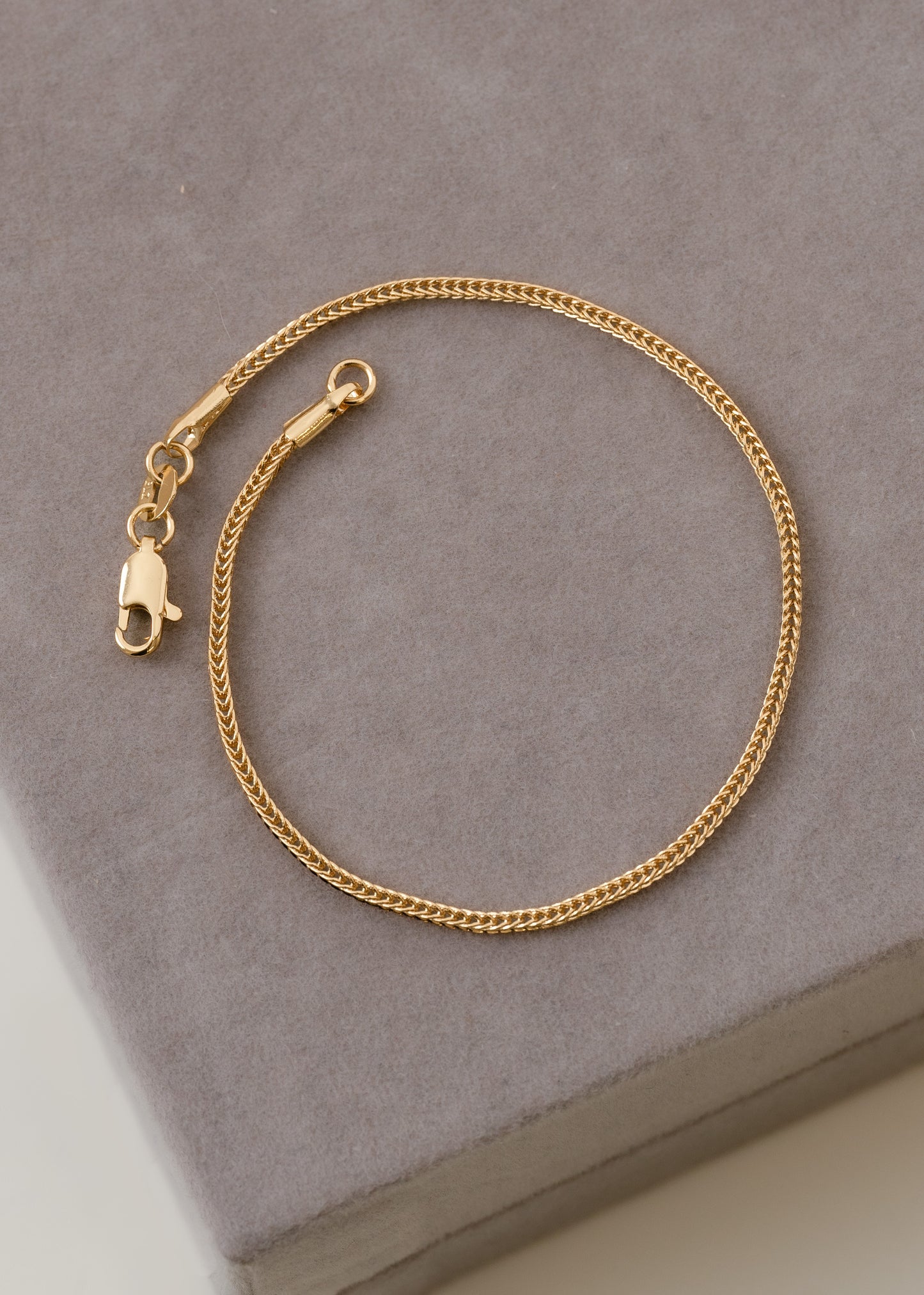 Pulsera Franco Cuadrada 20cms