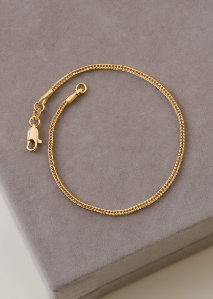 Pulsera Franco Cuadrada 20cms