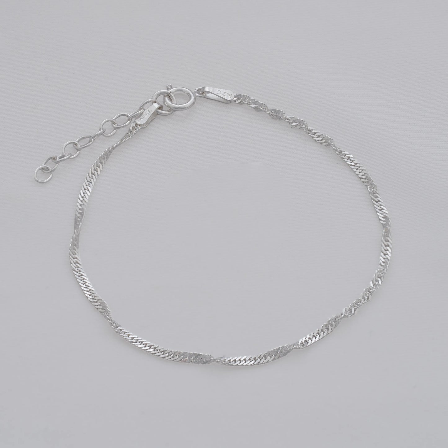 Pulsera Singapur 1,7mm 16cms + Extensor (Mujer)