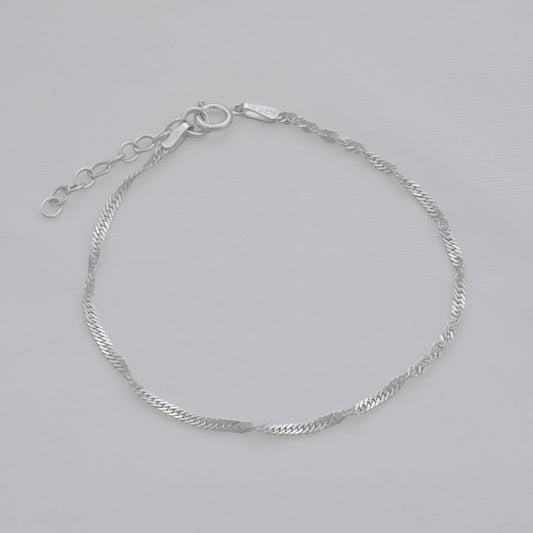Pulsera Singapur 1,7mm 16cms + Extensor (Mujer)