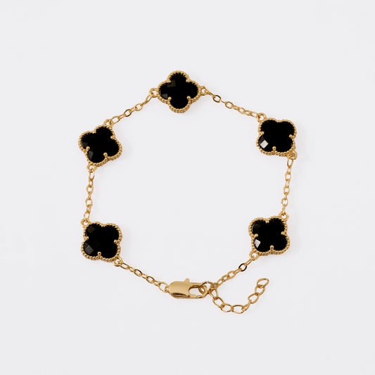 Pulsera Clover Black + Extensor