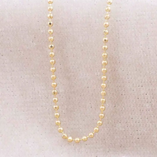Cadena Militar Diamantada 1mm - 40cm