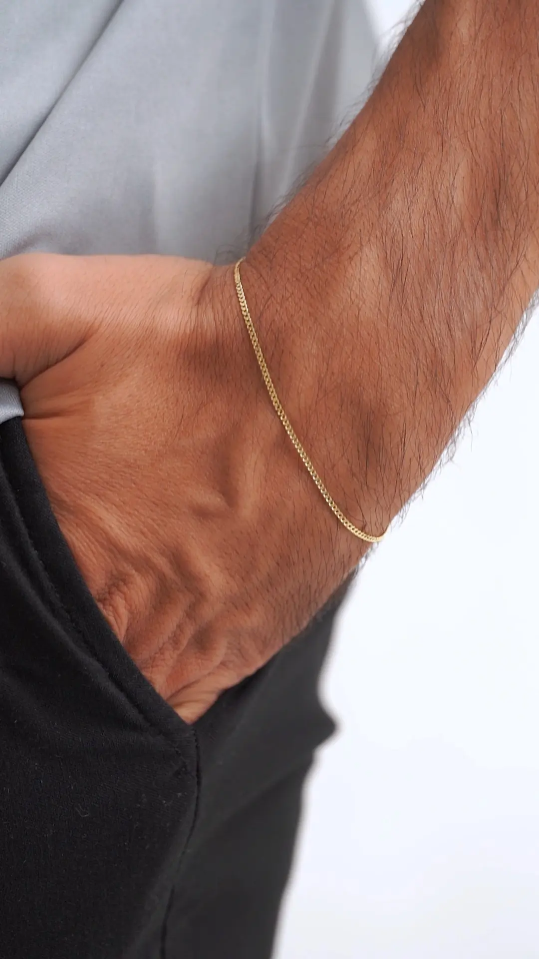 Pulsera Cubanita IT 1,5mm 19.5cms