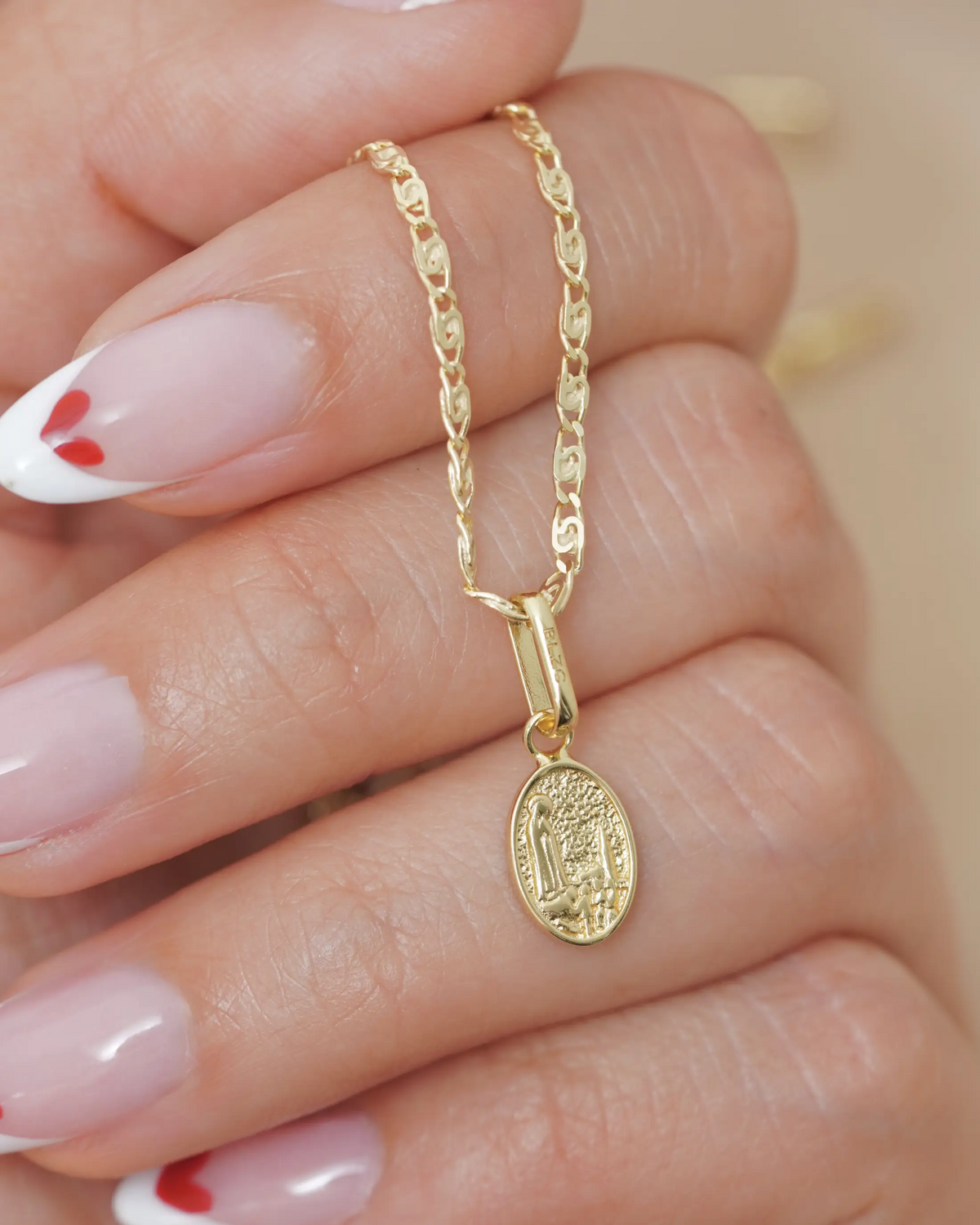 Dije Virgen de Fatima 12.6mm